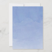 Waterverf Rocking Horse Baby shower Invitation Kaart (Achterkant)