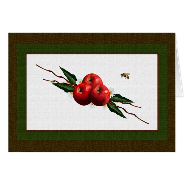 Waterverf rode appels (Voorkant Horizontaal)