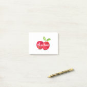 Waterverf Rode appels lerarenopleiding fruit Post-it® Notes (Op bureau)