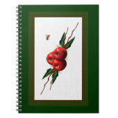 Waterverf rode appels notitieboek (Voorkant)