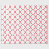 Waterverf rode bogen cadeaupapier (Vlak)