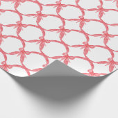 Waterverf rode bogen cadeaupapier (Hoek)