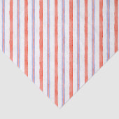 Waterverf rode en blauwe diagonale strepen tissuepapier (Detail)