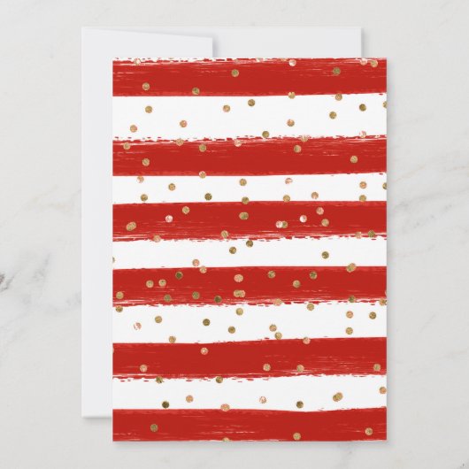 Waterverf rode en blauwe krans bruiloft kaart (Achterkant)