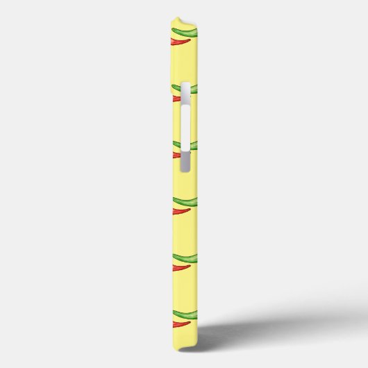 Waterverf rode en groene chilipepers Case-Mate iPhone case (Achterkant / Links)