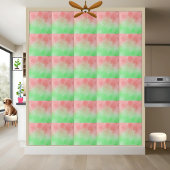 Waterverf Rode en Groene Gradiënt Keramische Tegel Tegeltje