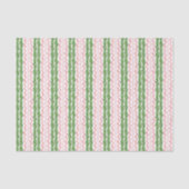 Waterverf rode en groene kerstslinger tissuepapier (Voorkant)