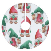 WATERVERF RODE & GROENE KERSTKABOUTERS KERSTBOOM ROK (Voorkant)