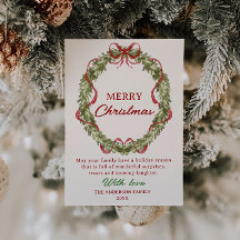 Waterverf rode groene krans kerst niet-foto