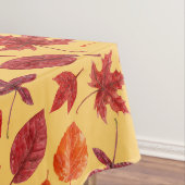 Waterverf rode herfstbladeren tafelkleed (Voorbeeld)