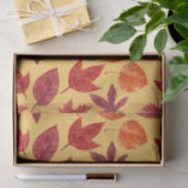 Waterverf rode herfstbladeren tissuepapier (Geschenk)