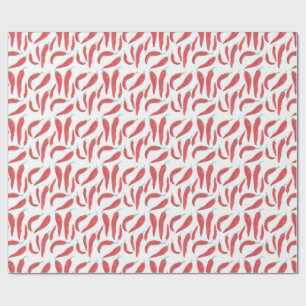 waterverf rode hete Spaanse peper Cadeaupapier