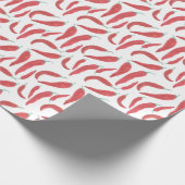 waterverf rode hete Spaanse peper Cadeaupapier (Hoek)