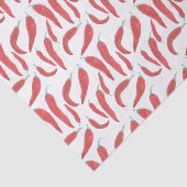 waterverf rode hete Spaanse peper Tissuepapier (Detail)