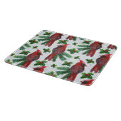 waterverf rode kardinale vogel snijplank (Hoek)