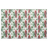 waterverf rode kardinale vogel stof (Fat Quarter)
