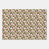 Waterverf  rode kersen inpakpapier vel (Voorkant 3)