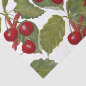 Waterverf  rode kersen tissuepapier (Detail)