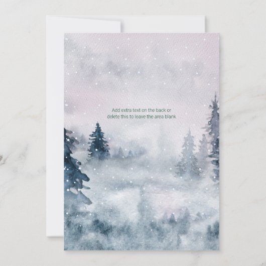  Waterverf Rode Kerstmis Vrachtwagen Partij Kaart (Achterkant)