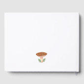 Waterverf Rode paddenstoelen Birthday Guest Book Gastenboek (Achterkant)