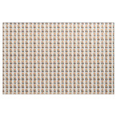 Waterverf rode panda's stof (Yard (91,4 cm))