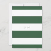 Waterverf Rode Roos Bruidsshowers voor de Bruid Kaart (Achterkant)