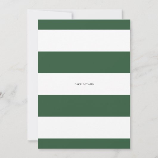 Waterverf Rode Roos Bruidsshowers voor de Bruid Kaart (Achterkant)