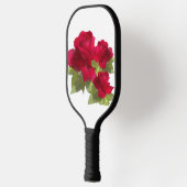 Waterverf Rode Rozen Pickleball Paddle (Links)