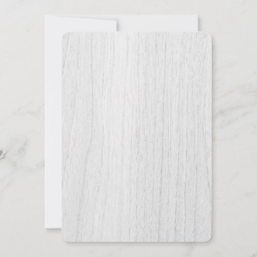 Waterverf Rode rozen Rustic Wedding Invite Kaart (Achterkant)