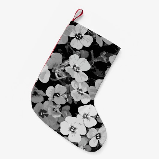 Waterverf rode ventilator 2 kleine kerstsok (Voorkant (Hangend))