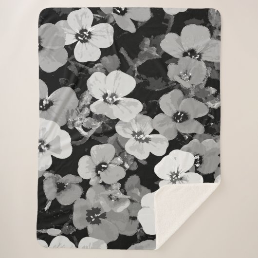 Waterverf rode ventilator 2 sherpa deken (Voorkant)