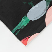 Waterverf rode ventilator fleece deken (Hoek)