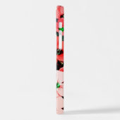 Waterverf rode ventilator iPhone hoesje (Linkerkant)