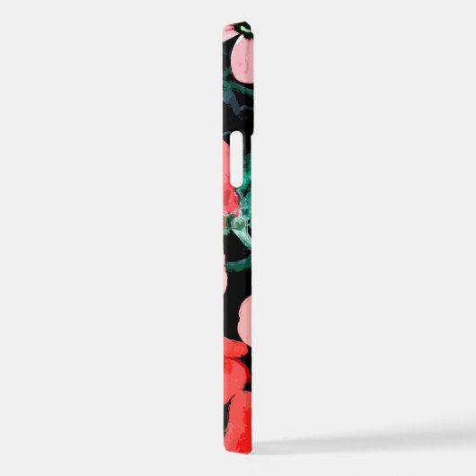 Waterverf rode ventilator iPhone hoesje (Rechterkant)