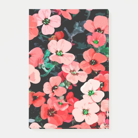 Waterverf rode ventilator post-it® notes (Voorkant)