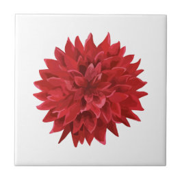 Waterverf rode ventilator tegeltje