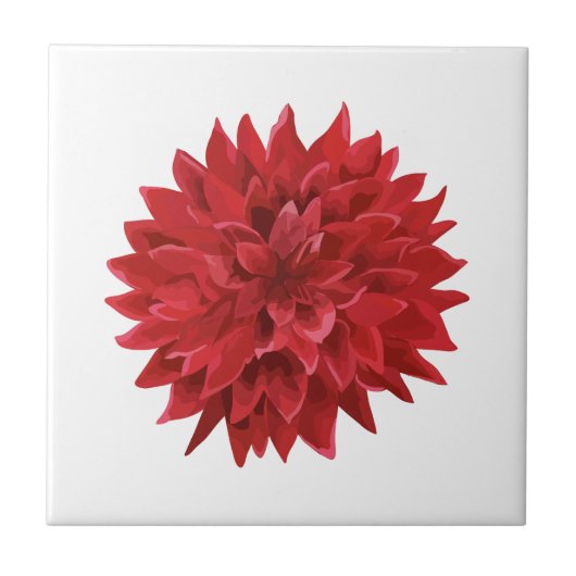 Waterverf rode ventilator tegeltje (Voorkant)