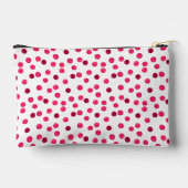 Waterverf rode waterverf polka dot patroon etui (Achterkant)