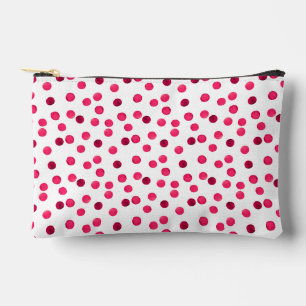 Waterverf rode waterverf polka dot patroon etui