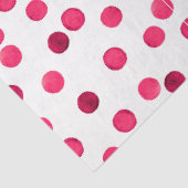 Waterverf rode waterverf polka dot patroon tissuepapier (Detail)