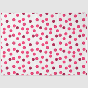 Waterverf rode waterverf polka dot patroon tissuepapier