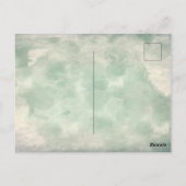 Waterverf Rode wintertruck Joy Holiday Card Briefkaart (Achterkant)