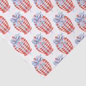 Waterverf rode witte en blauwe patriottische gembe tissuepapier (Detail)