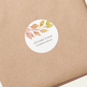 Waterverf Roest Sieradenmaker Ronde Sticker