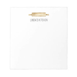 Waterverf Rolling Pin Custom Notitieblok