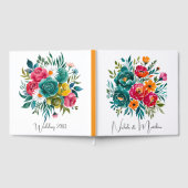 Waterverf Romance bruiloft Gastenboek (Volledig)