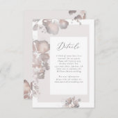 Waterverf Romance Details Kaart (Voorkant / Achterkant)