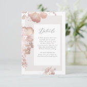 Waterverf Romance Details Kaart (Staand voorkant)