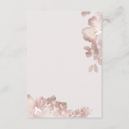 Waterverf Romance Details Kaart (Achterkant)