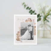 Waterverf Romance Hartelijk dank Bedankkaart (Staand voorkant)